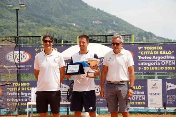 SPORT - Tennis, Alessio Zanotti vince il torneo città di Salò
