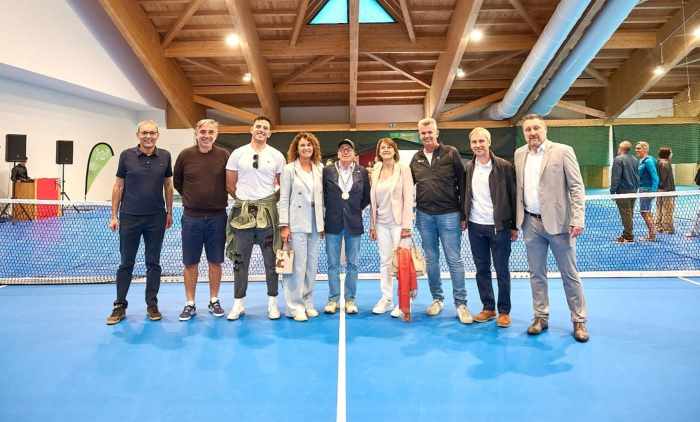 TRENTINO - Inaugurati i campi da tennis coperti di Pinzolo:
