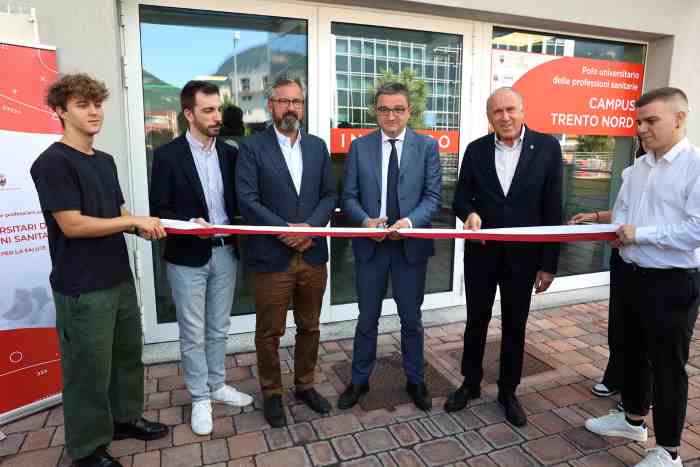 ATTUALITÀ - Professioni sanitarie: inaugurato il "Campus Trento Nord"
