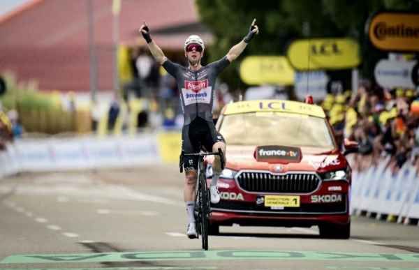 SPORT - Tour de France: a Pontarlier trionfa Kaden Groves 