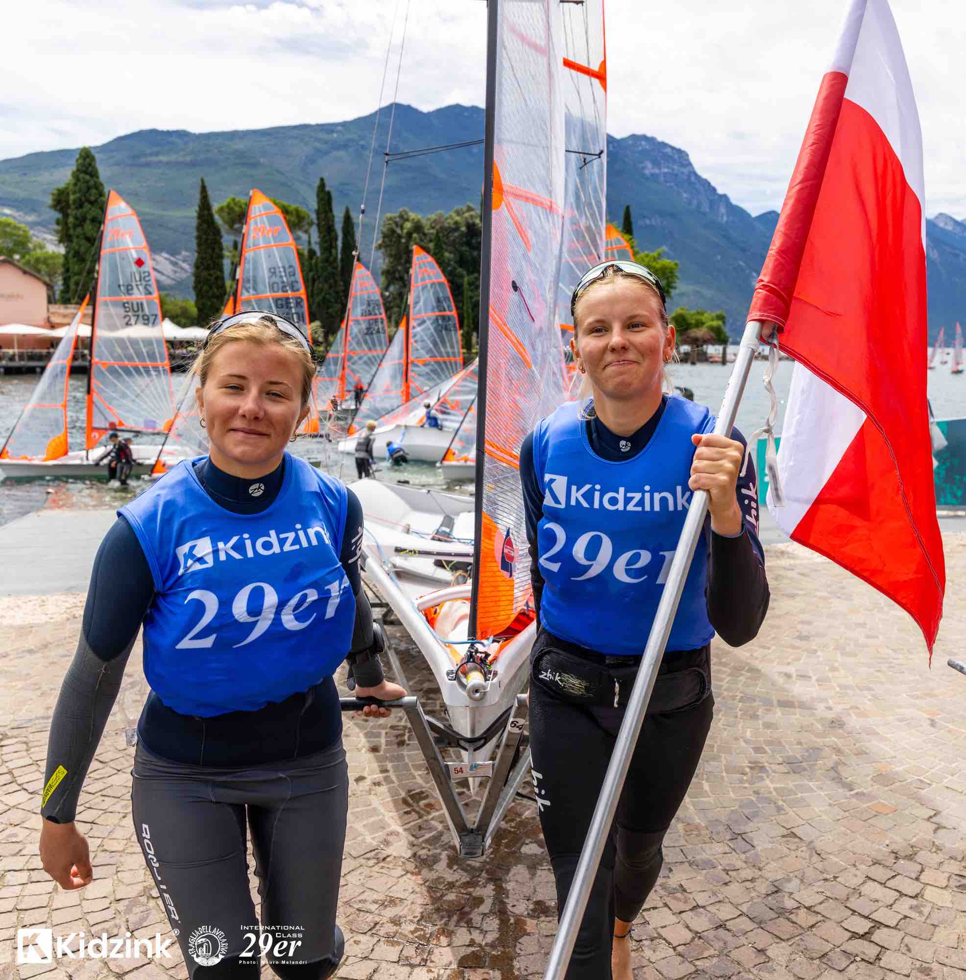 SPORT - Vela: Germania, Polonia e Italia in festa al 29er European Championship sul Garda