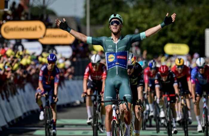 SPORT - Ciclismo: Jonathan Milan ha vinto l'ottava tappa del Tour de France 