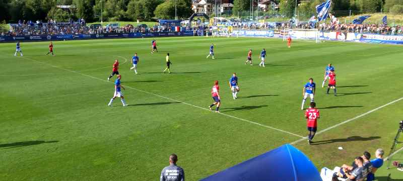 VALLE CAMONICA - Entusiasmo a Temù per l'amichevole della Sampdoria