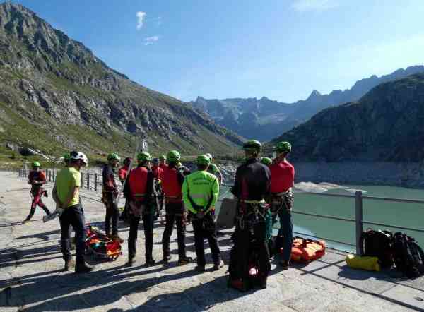 ATTUALITÀ - Formazione e addestramento sulla diga Arno in Valle Camonica