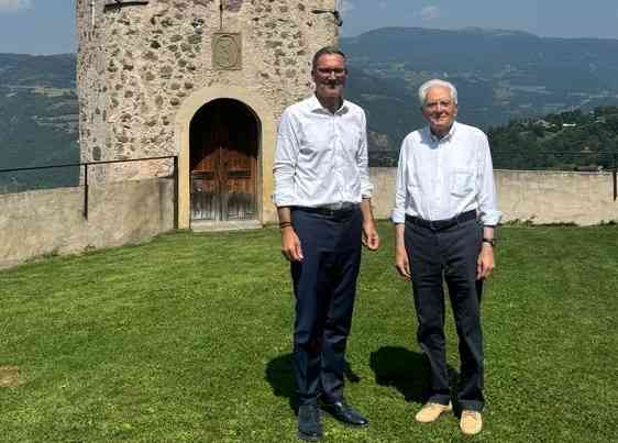 ALTO ADIGE - Kompatscher incontra il presidente della Repubblica Mattarella