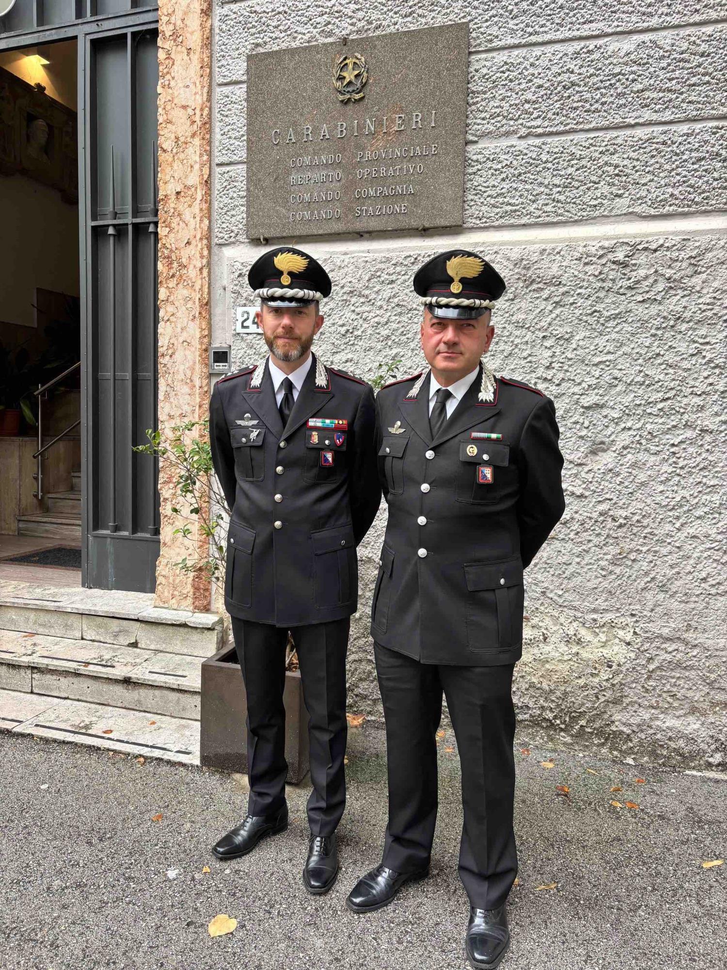 ATTUALITÀ - Trento, avvicendamento al Comando del Nucleo Investigativo dei Carabinieri
