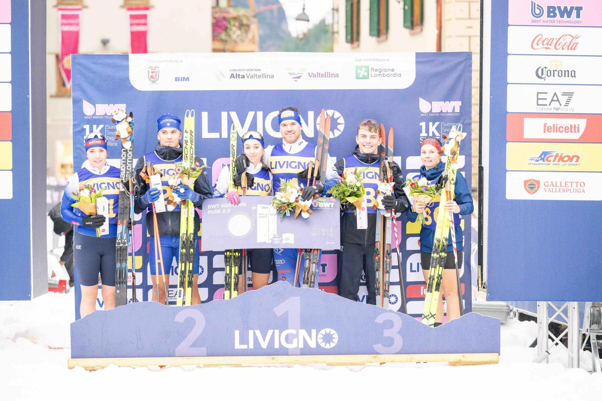 SPORT - Livigno, Hellweger e De Martin Pinter vincono la BWT 1K SHOT