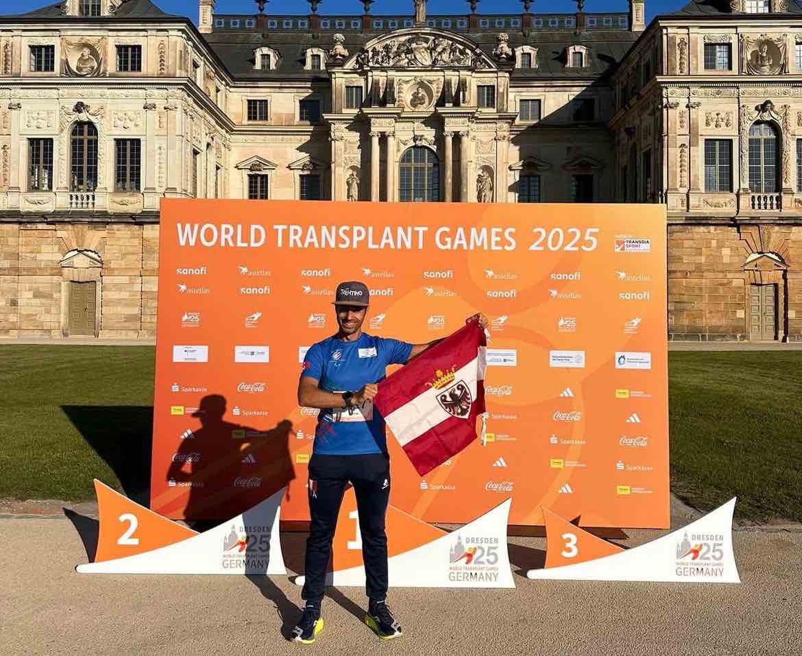 SPORT - Il trentino Dalvai oro ai World Transplant Games 2025