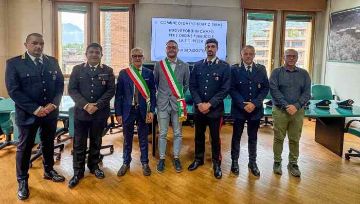 ATTUALITÀ - Darfo, nuove forze in campo per l'ordine pubblico e la sicurezza