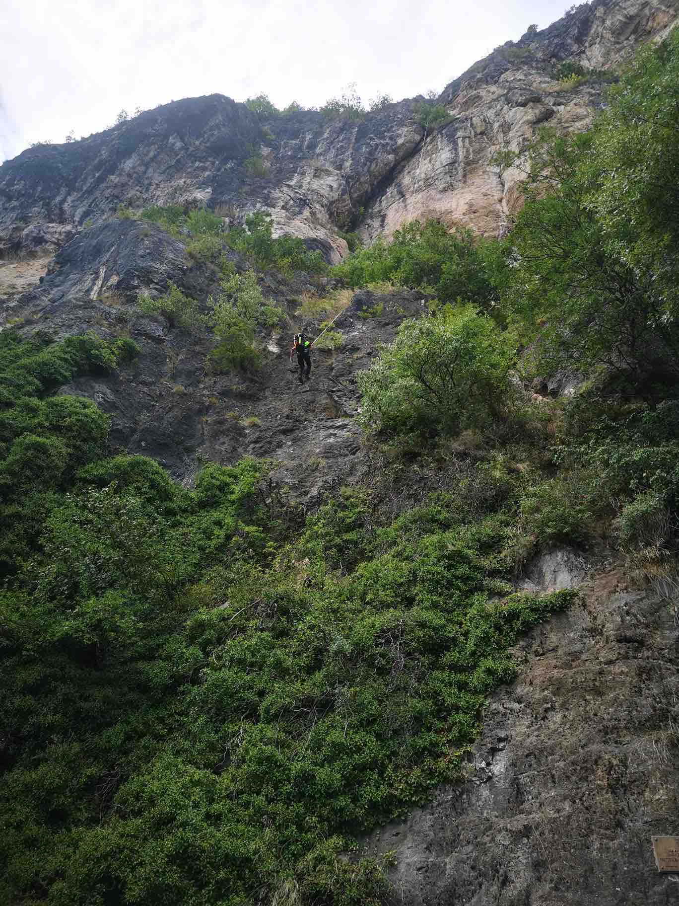CRONACA - Intervento di soccorso alla Ferrata di Montalbano