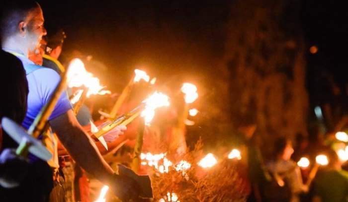 VALLE CAMONICA - Borno: 52esima Fiaccolata di San Fermo 