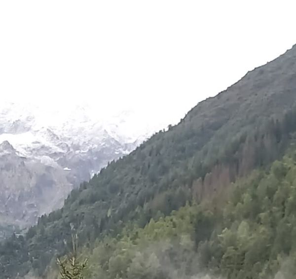 TONALE - Maltempo, imbiancati cima Presena e il Castellaccio