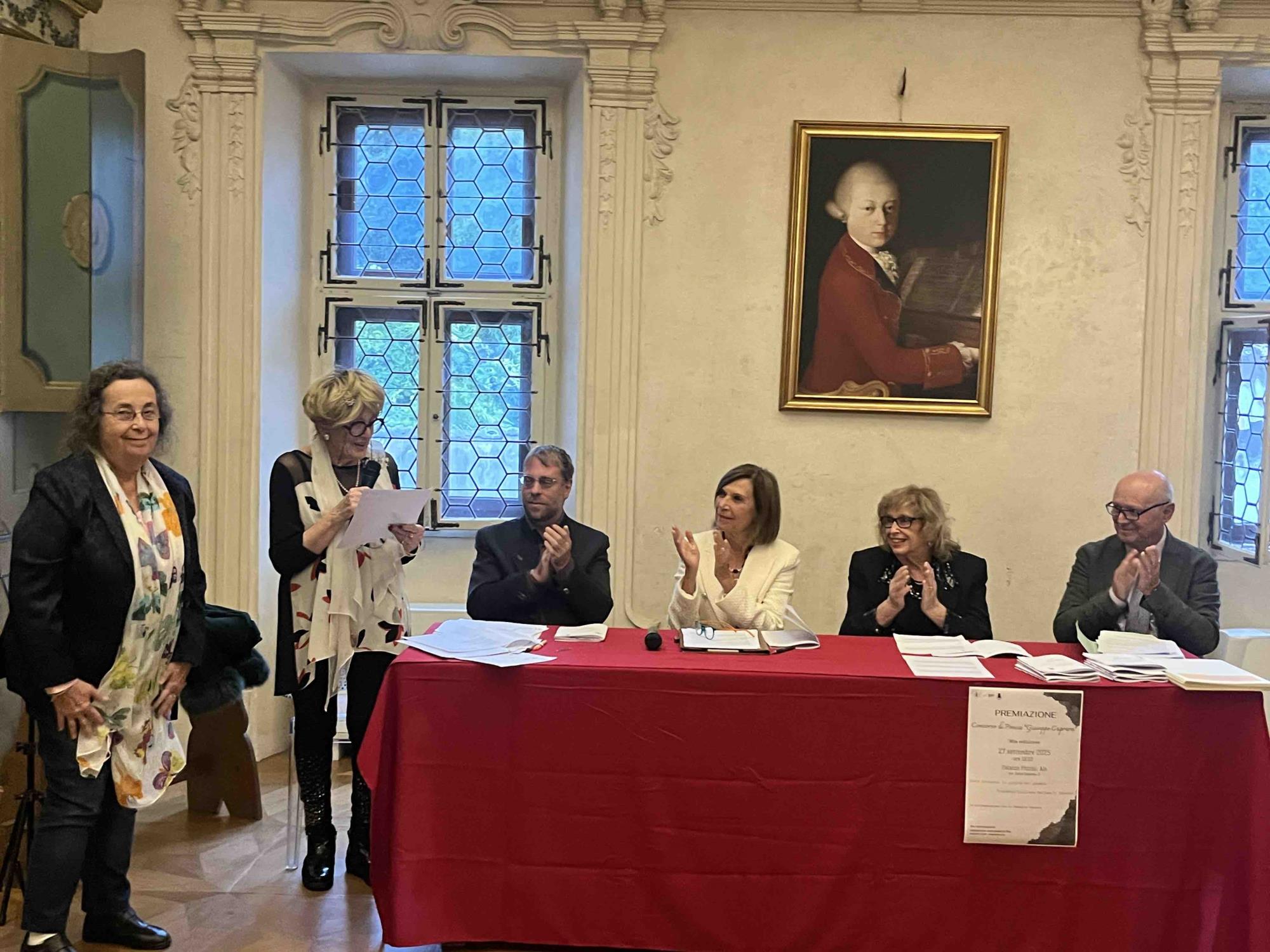 CULTURA - Ala, i premiati del Concorso di poesia Giuseppe Caprara