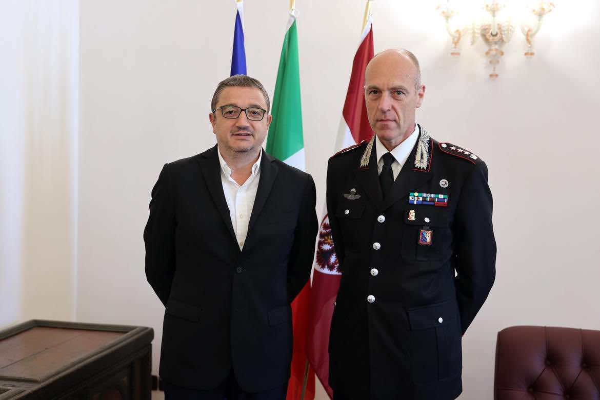 ATTUALITÀ - Trentino, Fugatti ringrazia il colonnello Ederle: “Carabinieri vicini alla comunità”