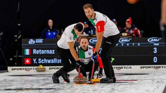 SPORT - Curling: gli azzurri si fermano ai quarti di finale all'AMJ Masters