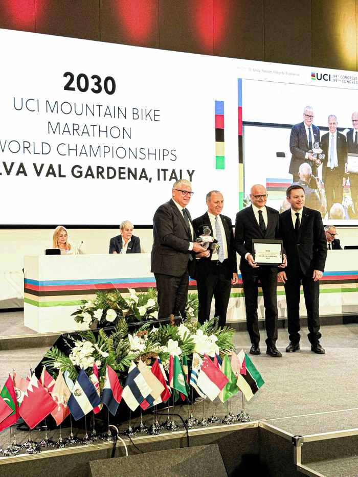 SPORT - Campionati del Mondo UCI di MTB in Val Gardena nel 2030