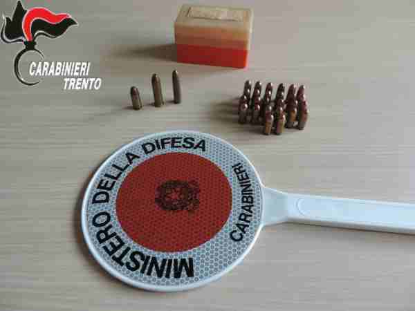 CRONACA - Val Rendena: deteneva illecitamente munizione comuni da sparo