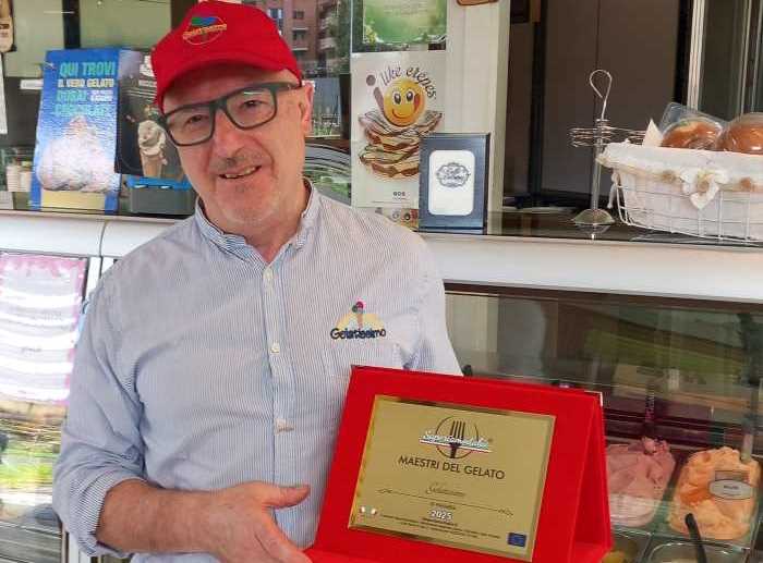DARFO BOARIO - Maestri del Gelato: riconoscimento a Pietro Andreoli