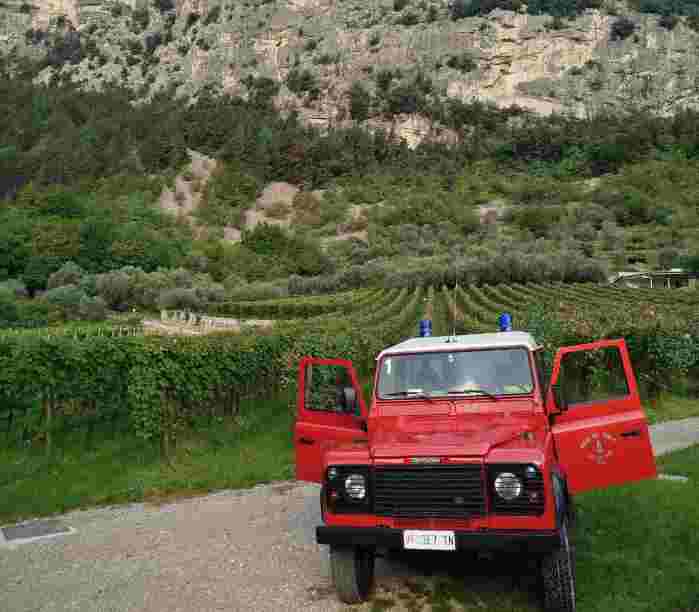 CRONACA - Dro: intervento per frana caduta sopra l'abitato di Ceniga