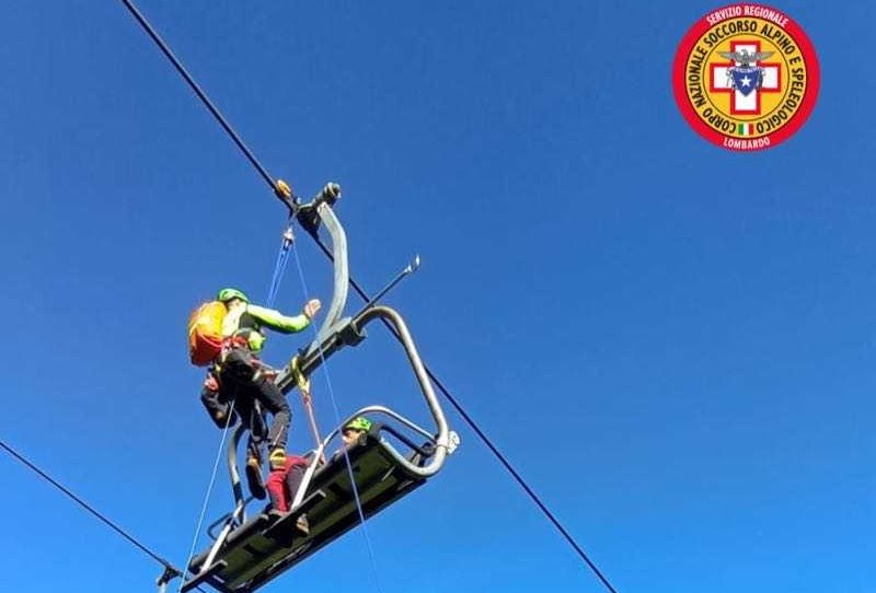 ATTUALITÀ - Esercitazione del Soccorso Alpino sugli impianti a fune a Borno