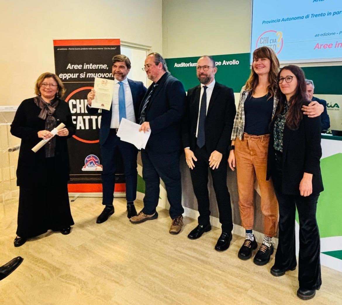 DIMARO - Premiato il progetto Laboratorio Territoriale Vivere la Salute+ in Val di Sole
