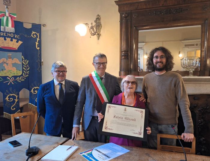 VALLE CAMONICA - Breno, conferita la cittadinanza onoraria a Fulvia Glisenti
