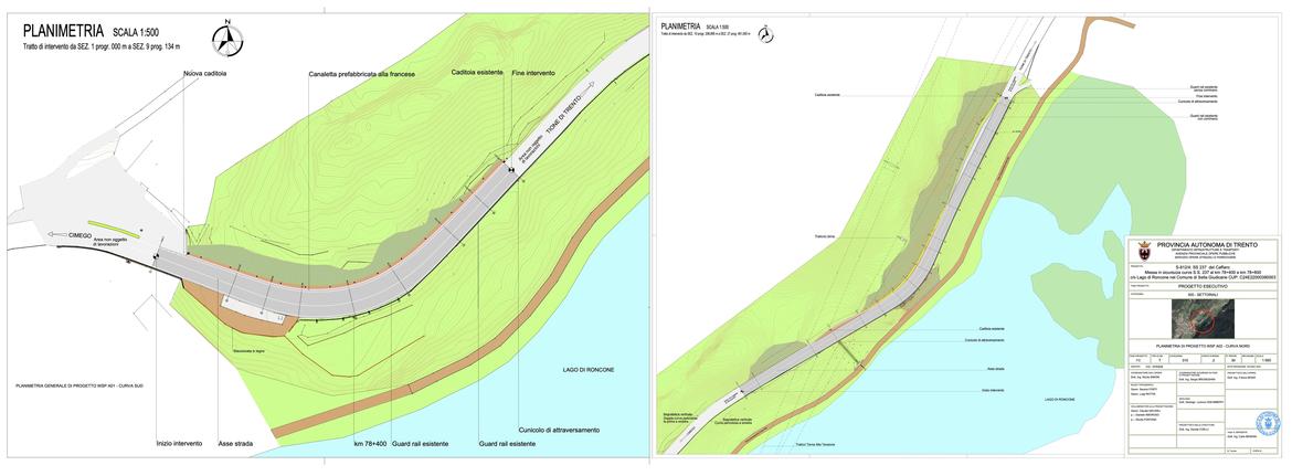 ATTUALITÀ - Sella Giudicarie, in gara la messa in sicurezza della strada di Roncone
