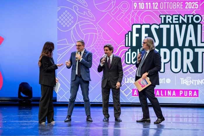 TRENTINO - Trento: grande inaugurazione del Festival dello Sport 