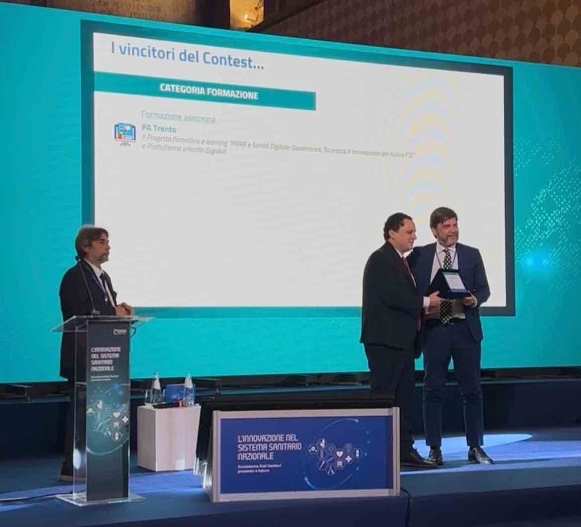ATTUALITÀ - La Provincia di Trento premiata per la formazione sulla sanità digitale