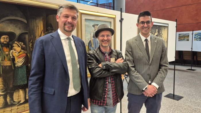CULTURA - Inaugurata a Trento la mostra dedicata a Virgilio Soraperra