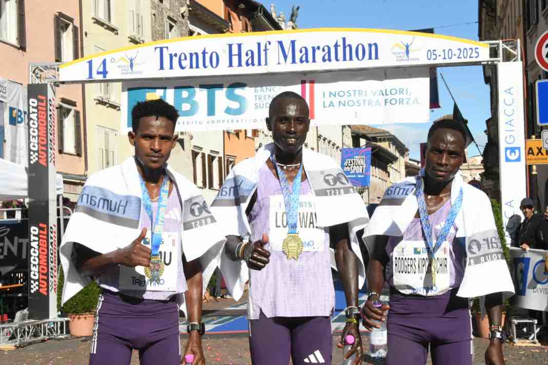 SPORT - Lomway e Tesfaye vincono la Trento Half Marathon dei record