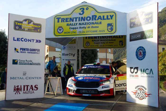 SPORT - Avio: Daprà e Guglielmetti leader del terzo Trentino Rally