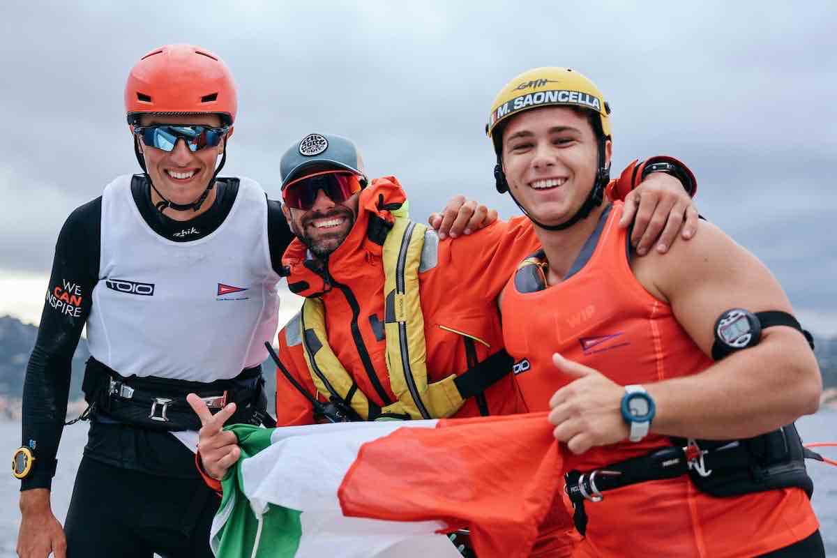 SPORT - Windsurf, due ori per il Circolo Torbole tra iQFoil e Wingfoil