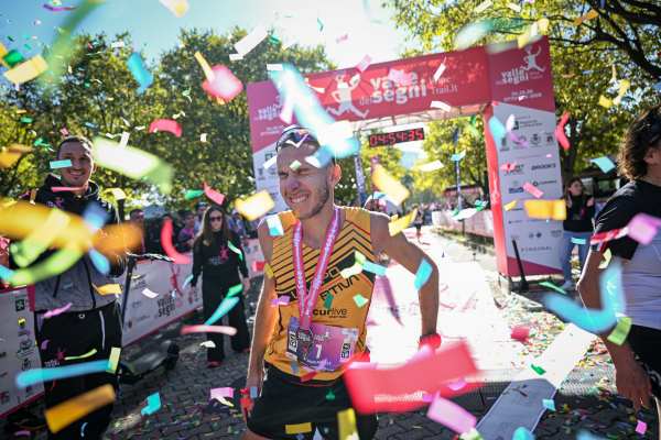 SPORT - Valle dei Segni Wine Trail: trionfano Angella e Buchauer