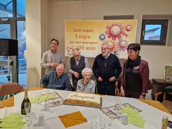 ATTUALITÀ - Avio, festa con la neo centenaria Luigia Zanolin