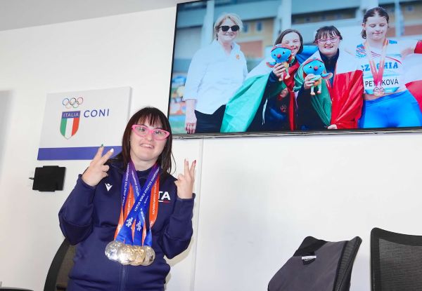 SPORT - Elisa Zendri festeggiata dal Cip del Trentino