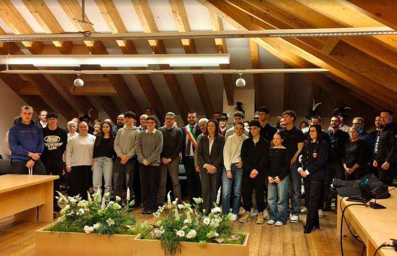 TRENTINO - Festeggiati i neo diciottenni di Folgaria