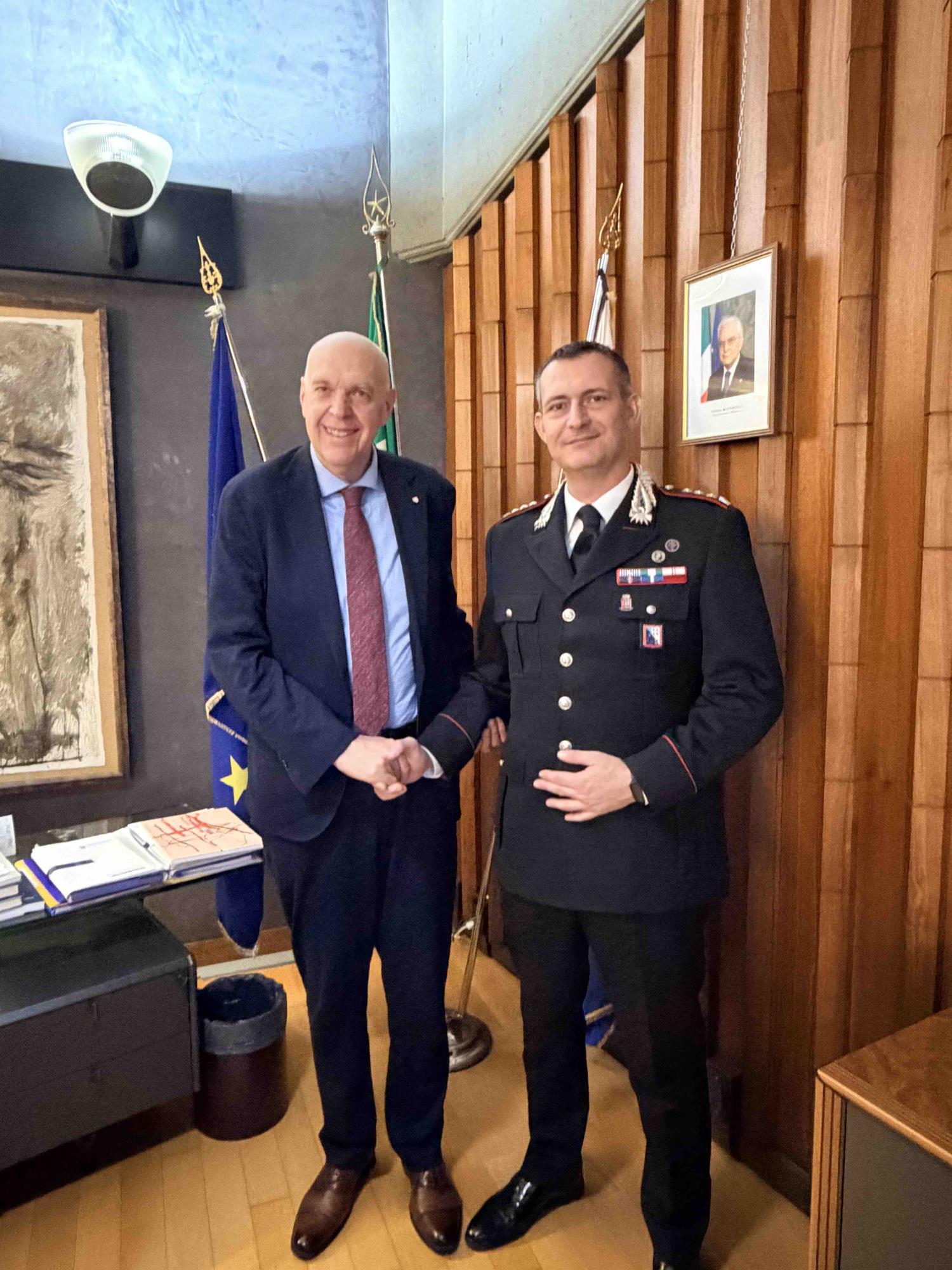 ATTUALITÀ - Paccher incontra nuovo comandante provinciale dei carabinieri