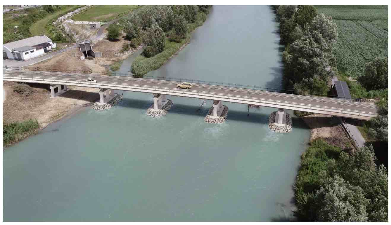 VALTELLINA - Come sarà il nuovo ponte sul fiume Adda tra Berbenno e Fusine