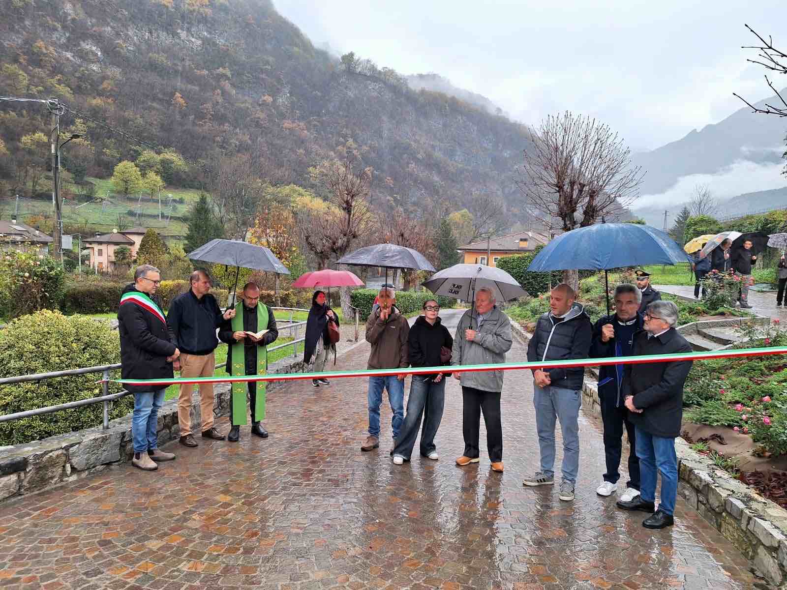 VALLE CAMONICA - Breno, riqualificata la contrada Ponte della Madonna