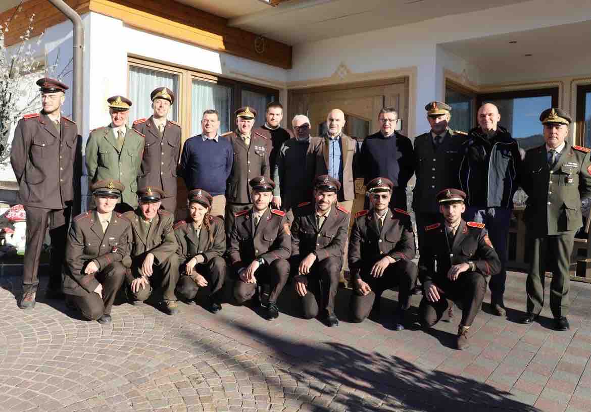 TRENTINO - Santa Barbara, cerimonia dei Vigili del fuoco volontari di Vignola Falesina