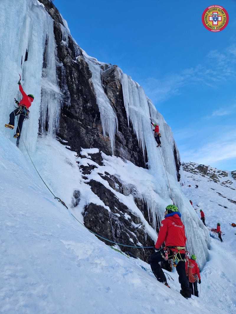 VALTELLINA - Val Gerola, esercitazioni della VI Delegazione Orobica del CNSAS