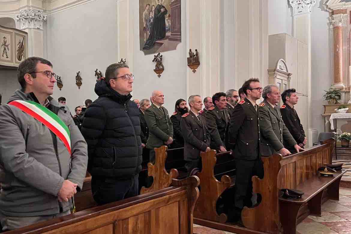 TRENTINO - Grumes, Santa Barbara e ringraziamenti ai Vigili del fuoco