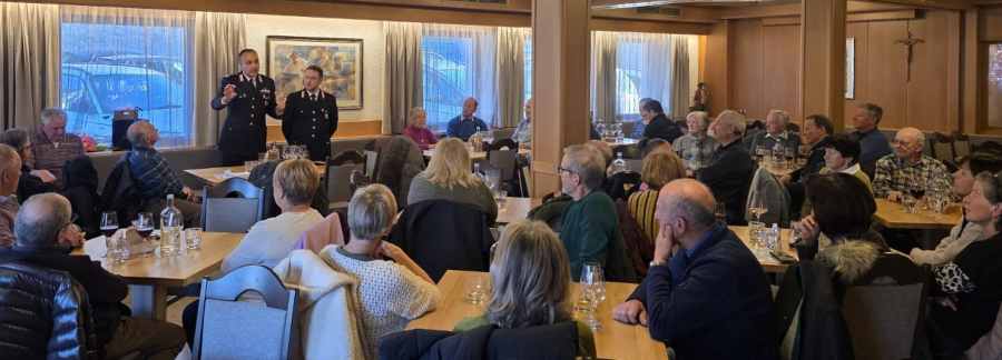 ATTUALITÀ - Chiusa: conferenza dei carabinieri contro le frodi 