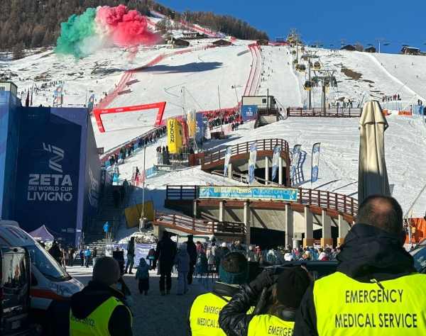 VALTELLINA - Livigno: servizio pista con otto squadre di Areu