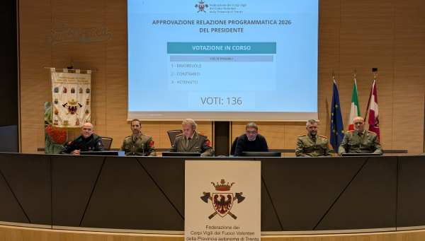 ATTUALITÀ - Progetti e iniziative 2026 dei vigili del fuoco del Trentino