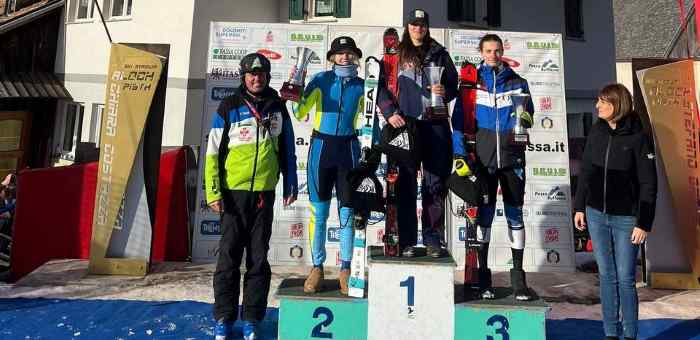 SPORT - Sci, l'atleta camuna Giulia Romele seconda al Grand Prix di Pozza