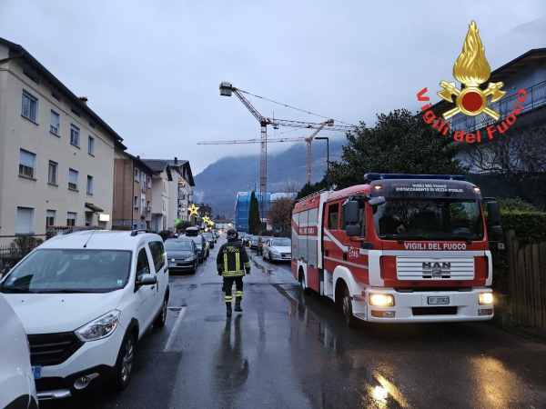 VALLE CAMONICA - Intervento per un principio di fuga gas in una casa di Edolo