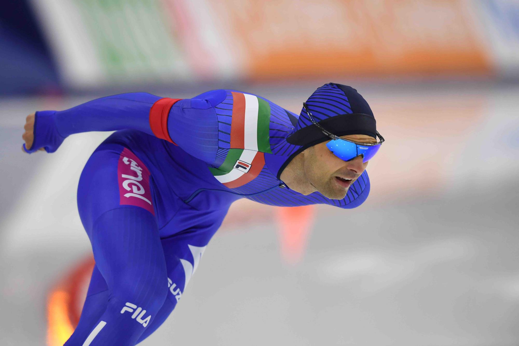 SPORT - Pattinaggio su Pista Lunga, Coppa del Mondo: il trentino Giovannini 3° nella Mass Start