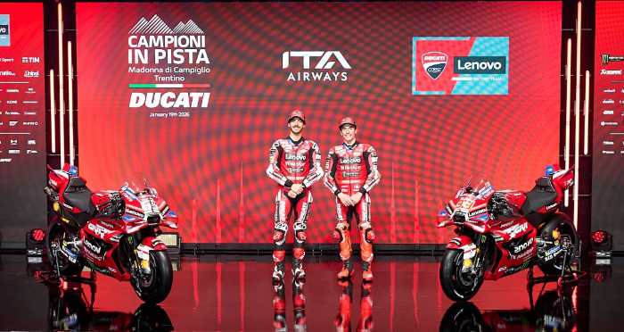 EVENTO - A Campiglio svelata la nuova Ducati GP26 